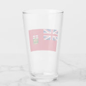 Flagge von Manitoba Glas (Rückseite)