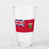 Flagge von Manitoba Glas (Vorderseite)