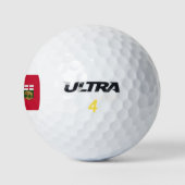 Flagge von Manitoba Golfball (Logo)