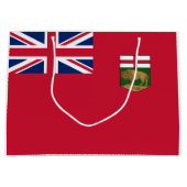 Flagge von Manitoba Große Geschenktüte (Vorderseite)