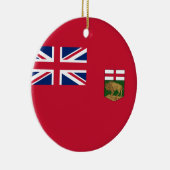 Flagge von Manitoba Keramik Ornament (Rechts)