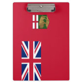 Flagge von Manitoba Klemmbrett (Vorderseite)