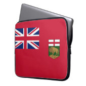 Flagge von Manitoba Laptopschutzhülle (Vorderseite Links)