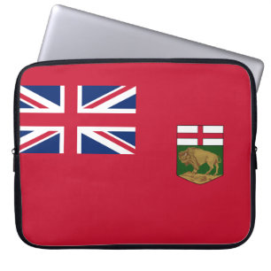 Flagge von Manitoba Laptopschutzhülle