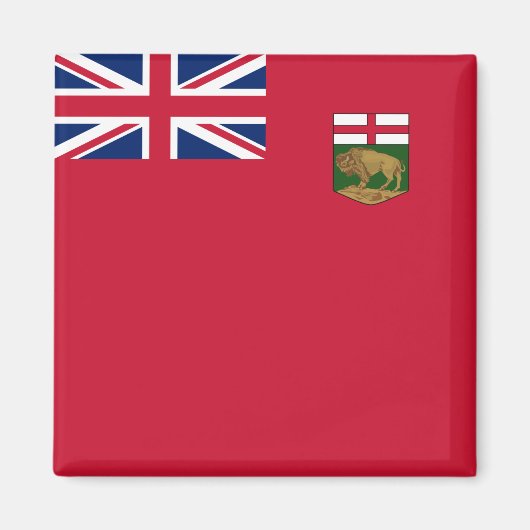 Flagge von Manitoba Magnet (Vorne)