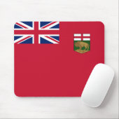 Flagge von Manitoba Mousepad (Mit Mouse)