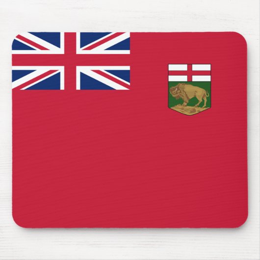 Flagge von Manitoba Mousepad (Vorne)