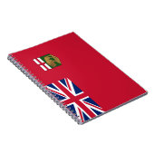 Flagge von Manitoba Notizblock (Rechte Seite)