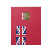 Flagge von Manitoba Notizblock (Rotiert)