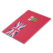Flagge von Manitoba Notizblock (angewinkelt)
