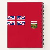 Flagge von Manitoba Notizblock (Rückseite)