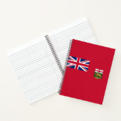 Flagge von Manitoba Notizblock (Innenseite)