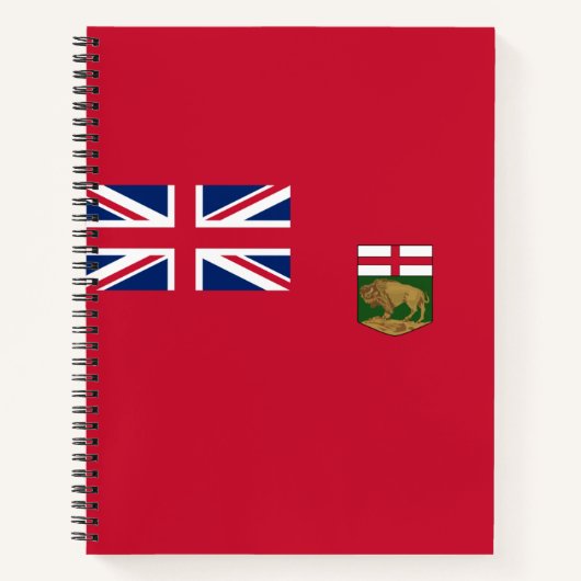 Flagge von Manitoba Notizblock (Vorderseite)