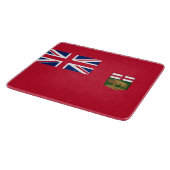 Flagge von Manitoba Schneidebrett (Ecke)