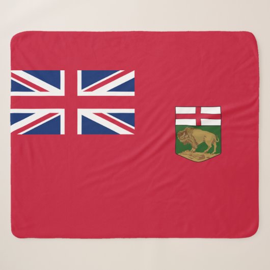 Flagge von Manitoba Sherpadecke (Vorderseite (Horizontal))