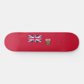 Flagge von Manitoba Skateboard (Horizontal)