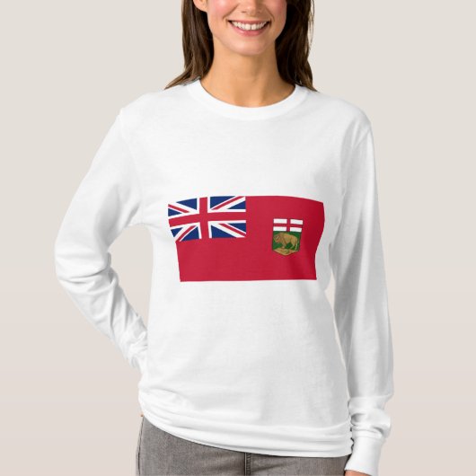 Flagge von Manitoba T-Shirt (Vorderseite)