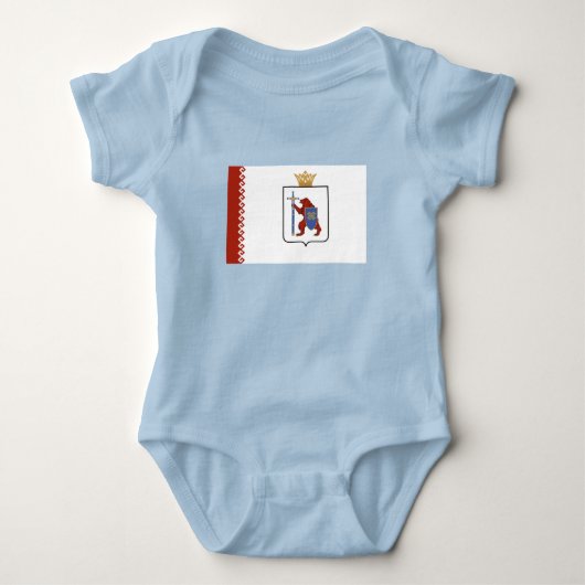 Flagge von Mari El Baby Strampler (Vorderseite)