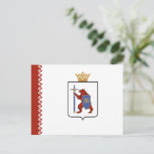 Flagge von Mari El Postkarte (Stehend Vorderseite)