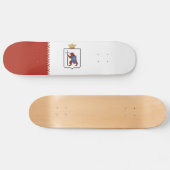 Flagge von Mari El Skateboard (Horizontal)