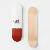 Flagge von Mari El Skateboard (Vorderseite)