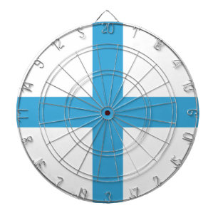 Flagge von Marseille (Frankreich) Dartscheibe