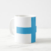 Flagge von Marseille (Frankreich) Kaffeetasse (Vorderseite Links)