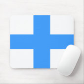 Flagge von Marseille Mousepad (Mit Mouse)