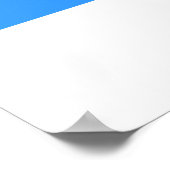 Flagge von Marseille Poster (Ecke)