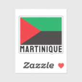 Flagge von Martinique (2023) Aufkleber (Blatt)