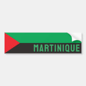 Flagge von Martinique (2023) Autoaufkleber (Vorne)