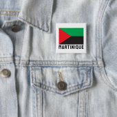 Flagge von Martinique (2023) Button (Beispiel)