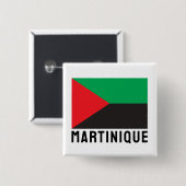 Flagge von Martinique (2023) Button (Vorne & Hinten)
