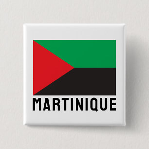 Flagge von Martinique (2023) Button