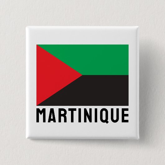 Flagge von Martinique (2023) Button (Vorderseite)