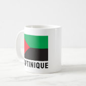 Flagge von Martinique (2023) Kaffeetasse (Vorderseite Links)