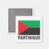 Flagge von Martinique (2023) Magnet (Vorderseite/Rückseite)