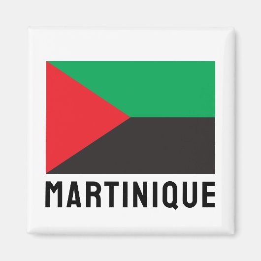 Flagge von Martinique (2023) Magnet (Vorne)