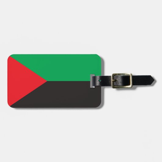 Flagge von Martinique Gepäckanhänger (Vorderseite horizontal)