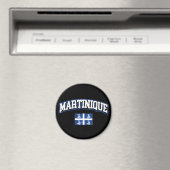 Flagge von Martinique Magnet (In Situ (Geschirrspüler))