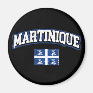 Flagge von Martinique Magnet