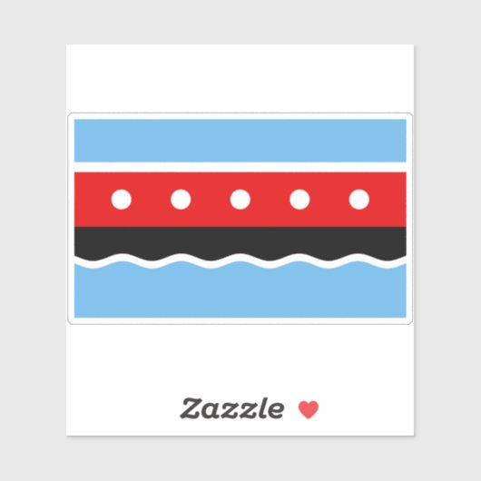 Flagge von Maryhill Aufkleber (Blatt)