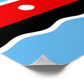 Flagge von Maryhill Poster (Ecke)