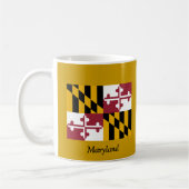 Flagge von Maryland Kaffeetasse (Links)