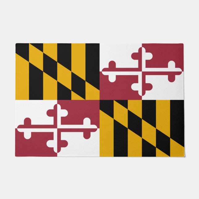 Flagge von Maryland (US-Staat) Fußmatte (Vorderseite)