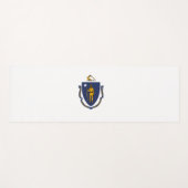 Flagge von Massachusetts (US-Staat) Yogamatte (Vorderseite (Horizontal))