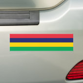 Flagge von Mauritius Autoaufkleber (Auf Auto)