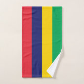 Flagge von Mauritius Badhandtuch Set (Handtuch)