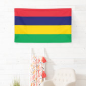 Flagge von Mauritius Banner (Insitu)