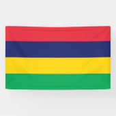 Flagge von Mauritius Banner (Horizontal)